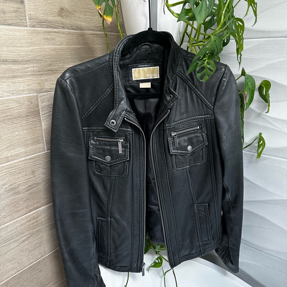 Women’s Black Leather Jacket